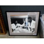 Photographic print of Mohammed Ali and Elvis