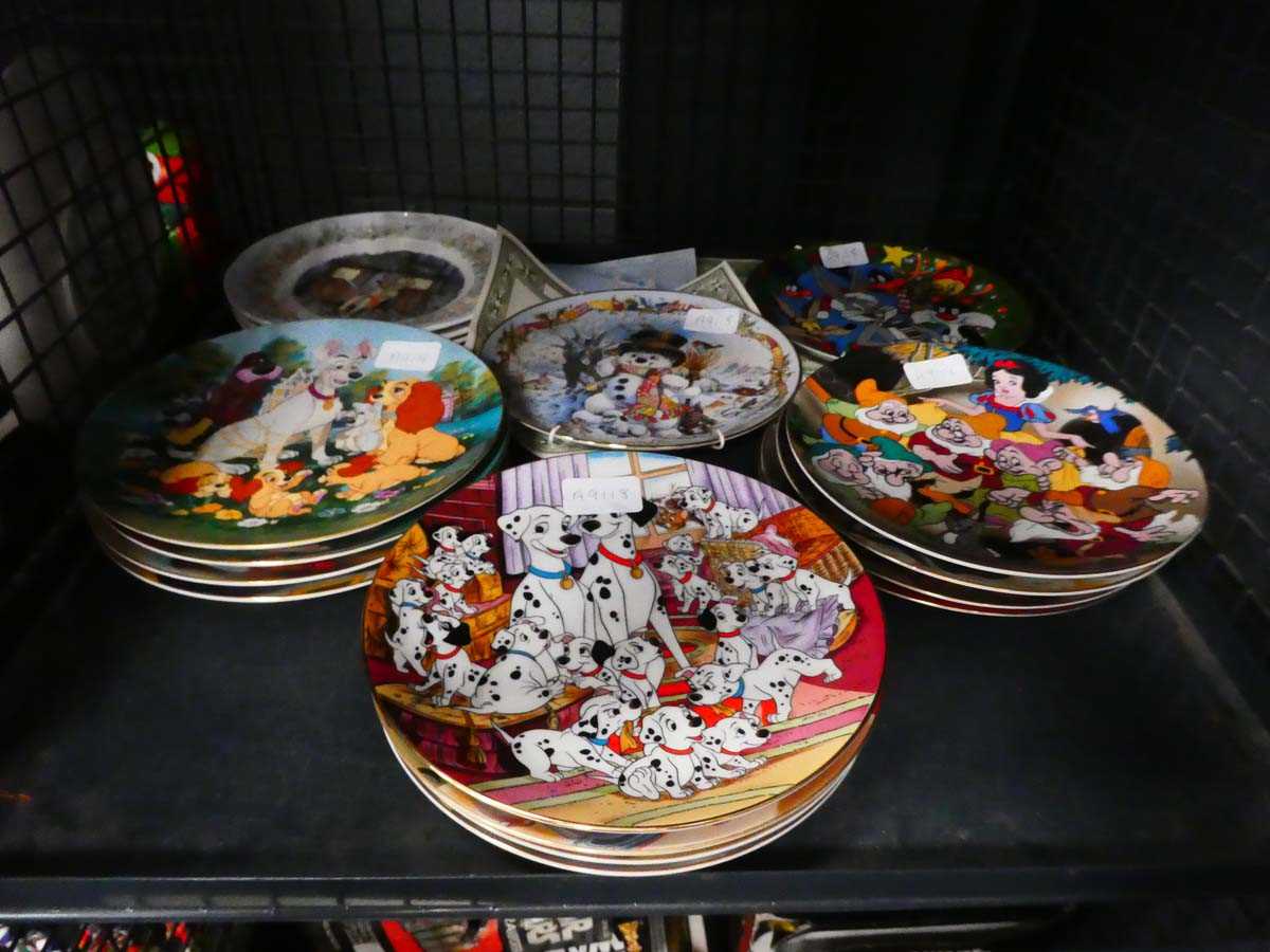 Cage of Royal Worcester, Franklin Mint and Disney collectors plates