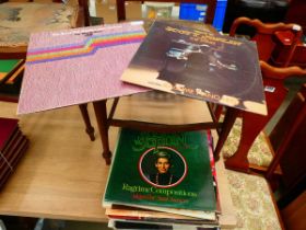 Stack of vinyl records to include mainly jazz and blues