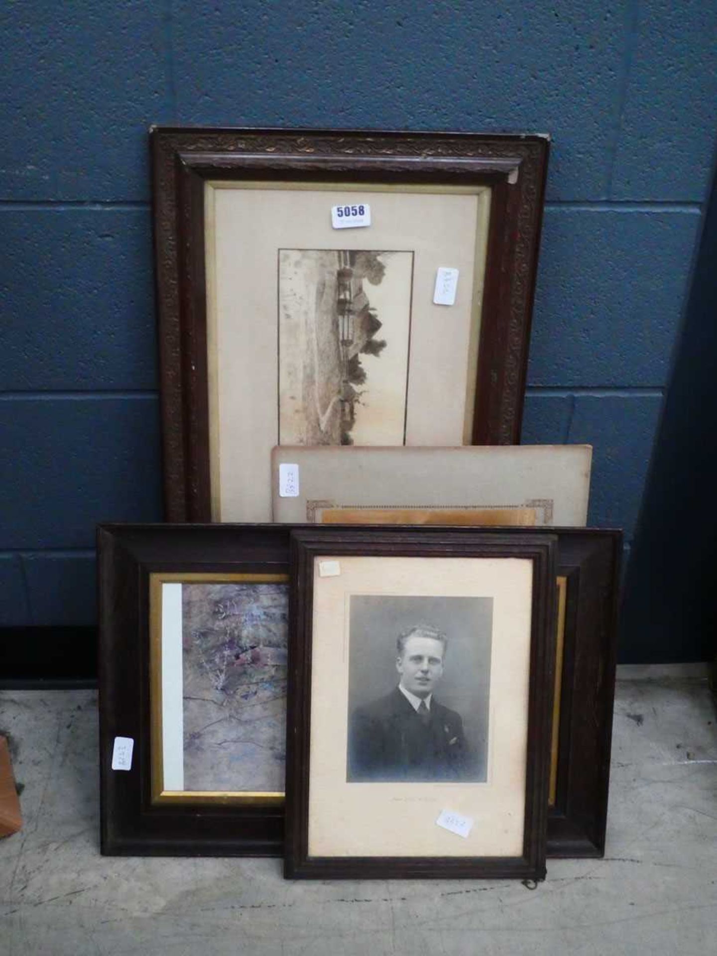 Quantity of prints to include study of a gentleman, forest scene, lady with daughters plus a rural