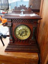 Oak bracket clock