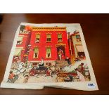Norman Rockwell print entitled "The street was never the same"