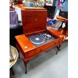 Dynatron gramophone with tape deck and tuner