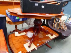 Reproduction burr walnut coffee table