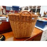 Wicker rice basket