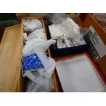 2 x boxes containing blue and white and other Chinese crockery No major chips or cracks, in very
