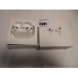 +VAT Boxed pair of Apple air pods pro MLWK3ZM/A