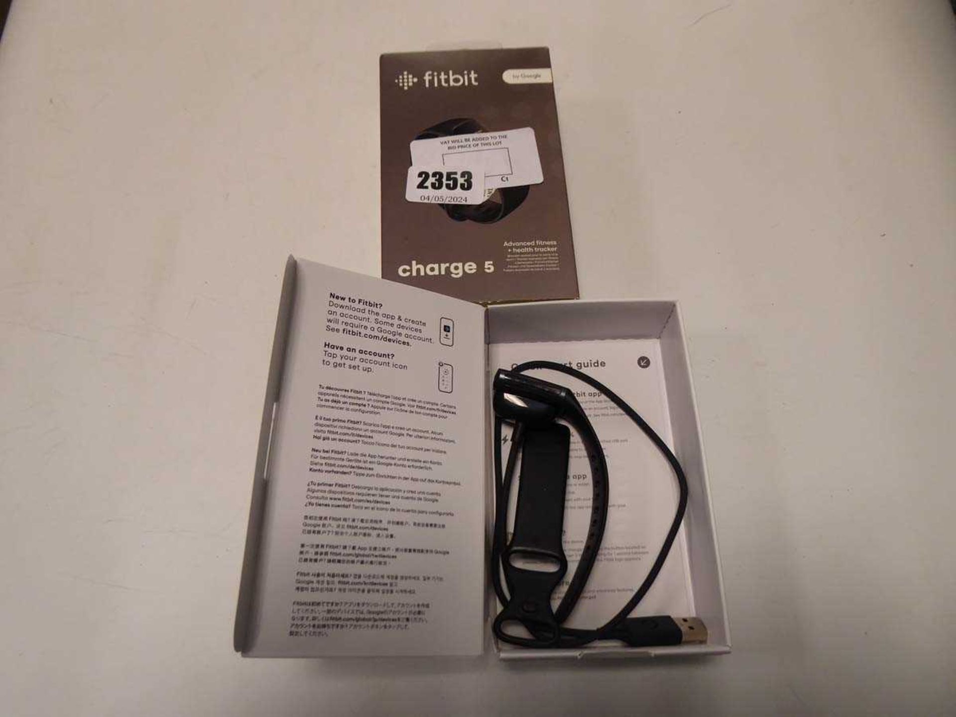 +VAT Boxed FitBit Charge 5