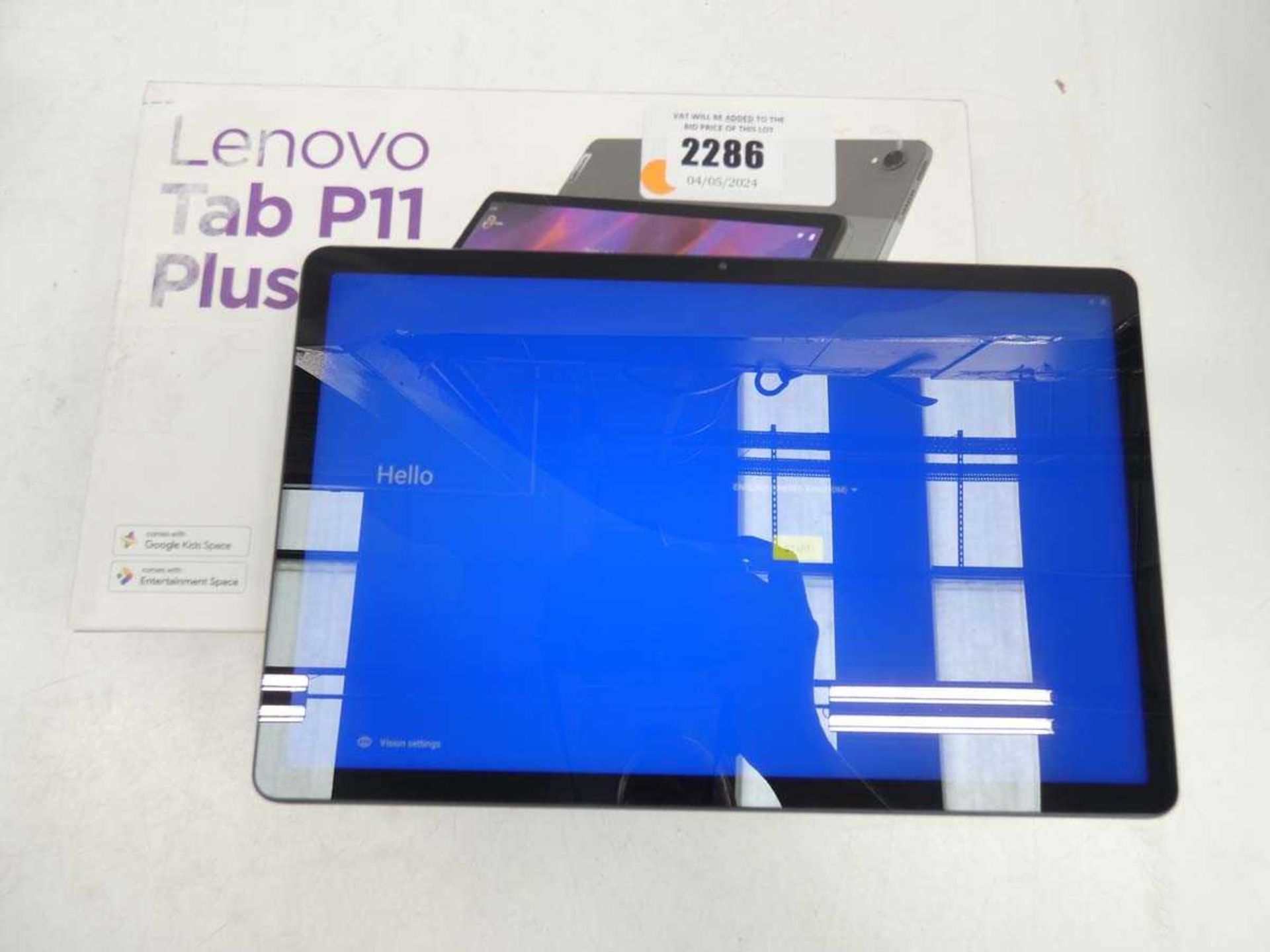 +VAT Lenovo Tab P11 Plus 128GB tablet with box