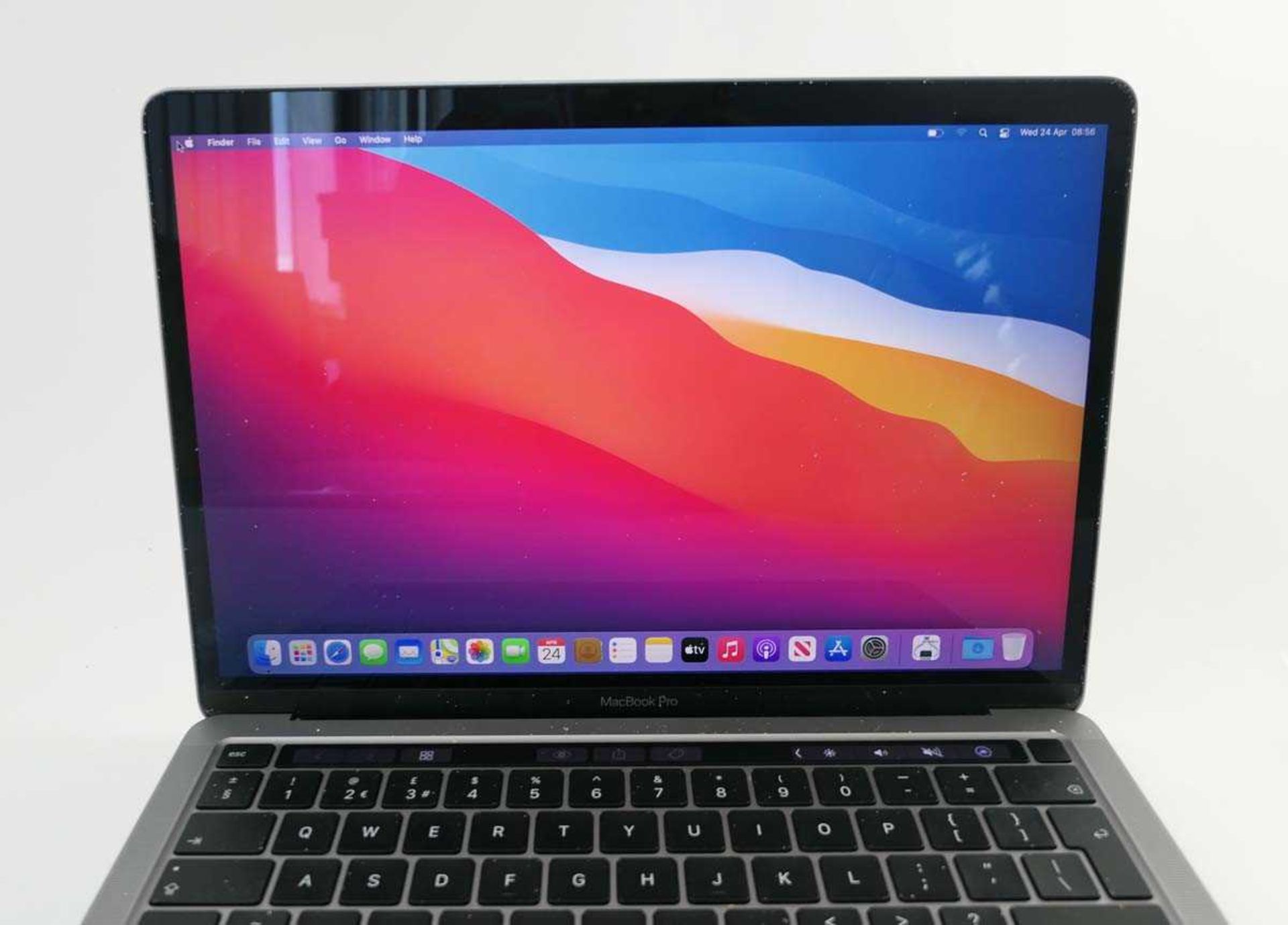 +VAT MacBook Pro 13" 2020 A2338 Space Grey laptop with Apple M1 Chip, 8GB RAM and 256GB SSD - Image 2 of 3