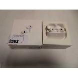 +VAT Boxed pair of Apple air pods 2nd generation MTJV3ZM/A