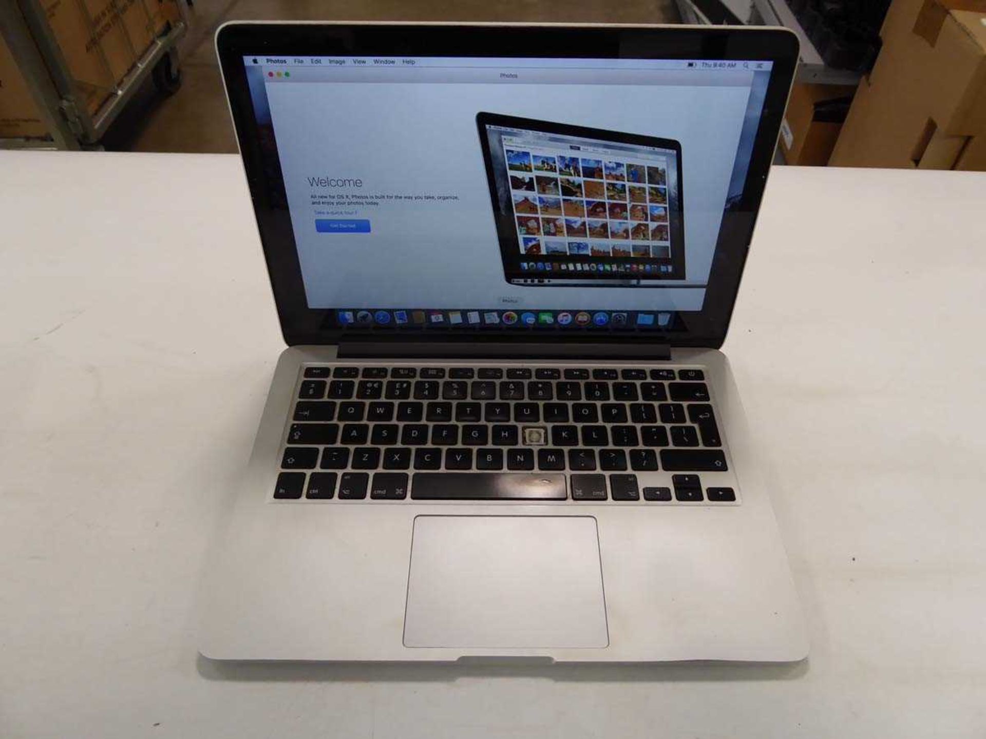 +VAT MacBook Pro 13" 2017 A1502 Silver laptop with Intel i5 -2.7GHz, 8GB RAM and 256GB SSD ( - Image 2 of 3