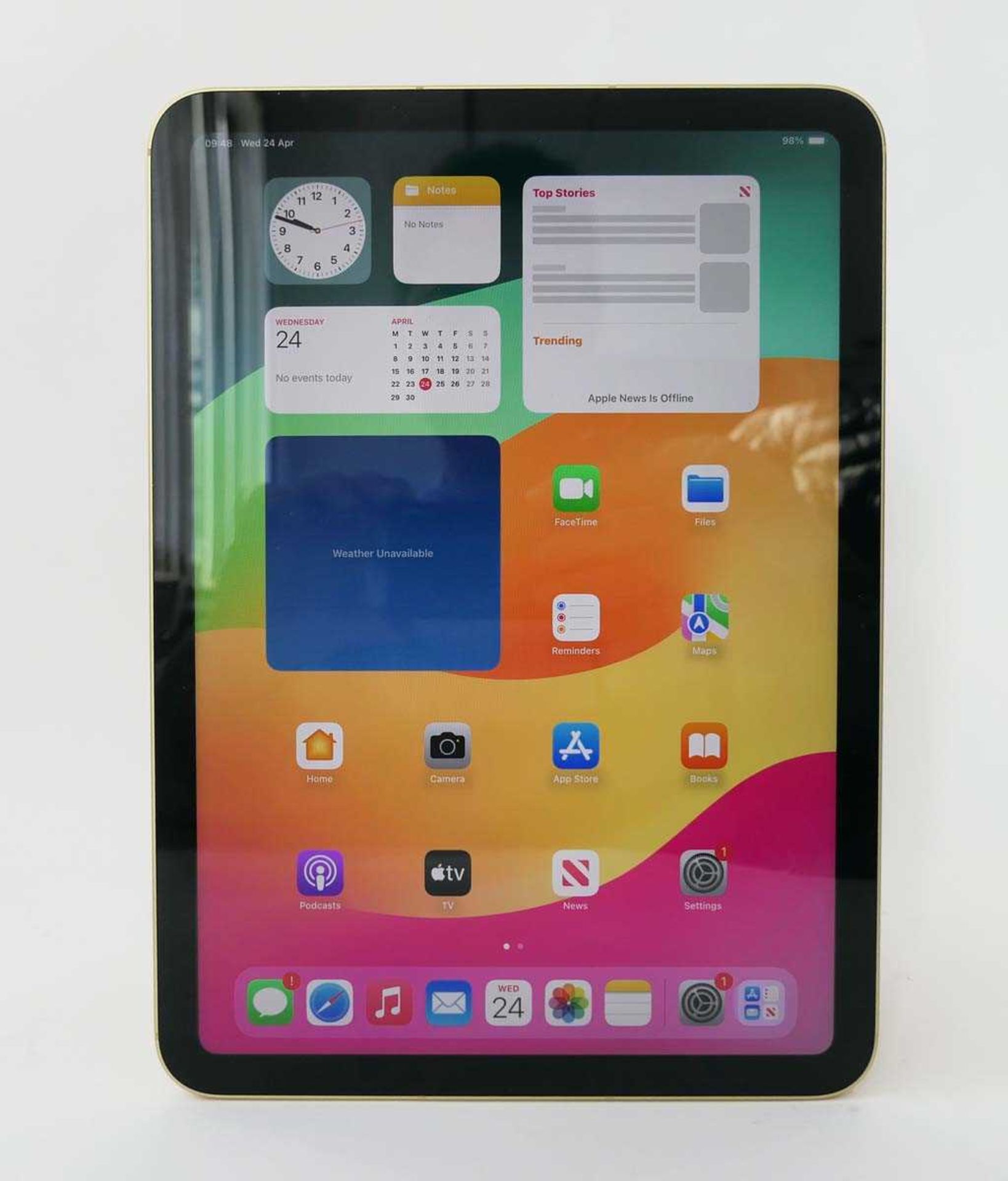 +VAT iPad 10th Gen 64GB Gold tablet
