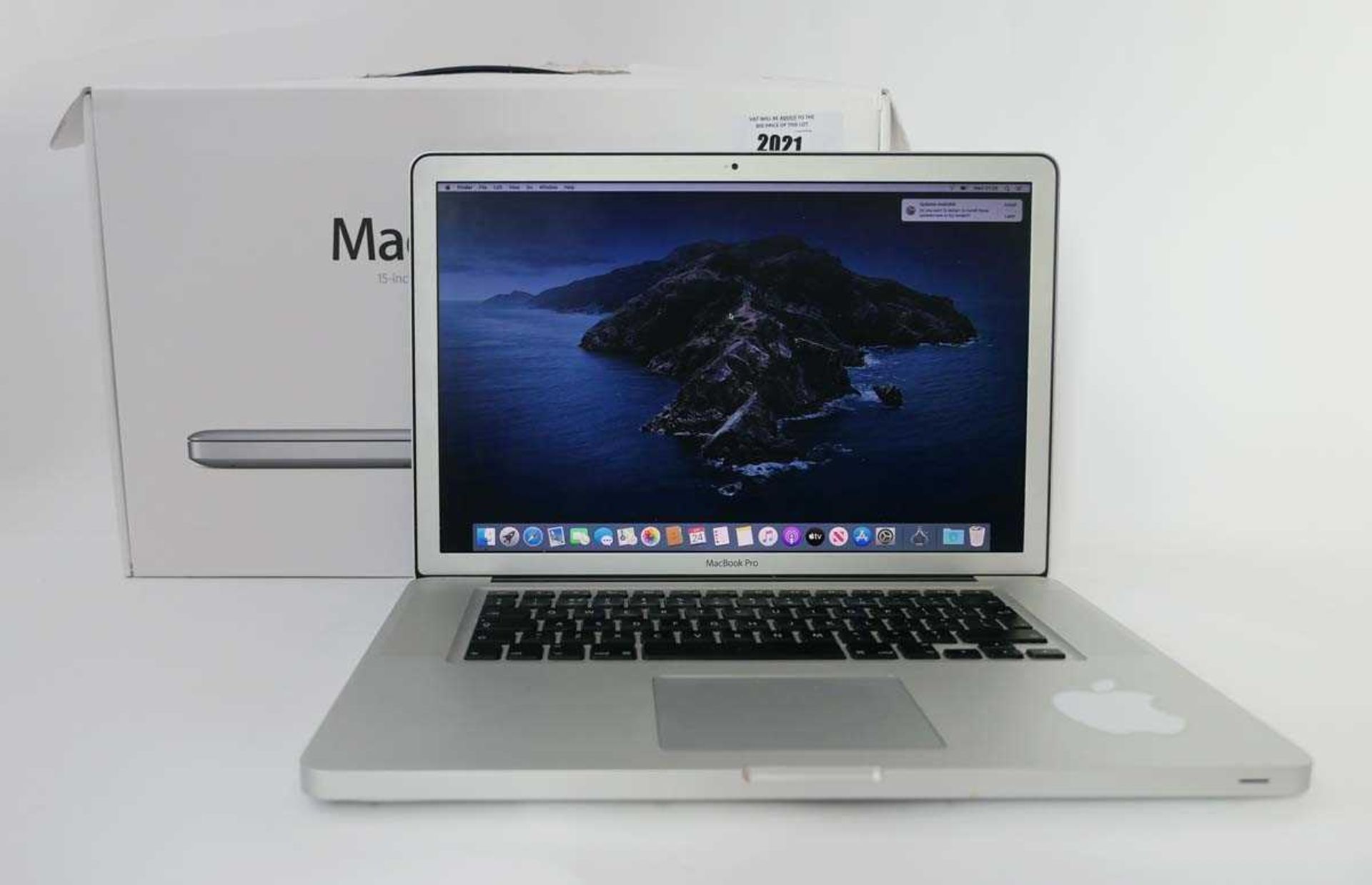 +VAT MacBook Pro 15.4" 2012 A1286 Silver laptop with Intel i7, 8GB RAM, 256GB SSD, box and PSU