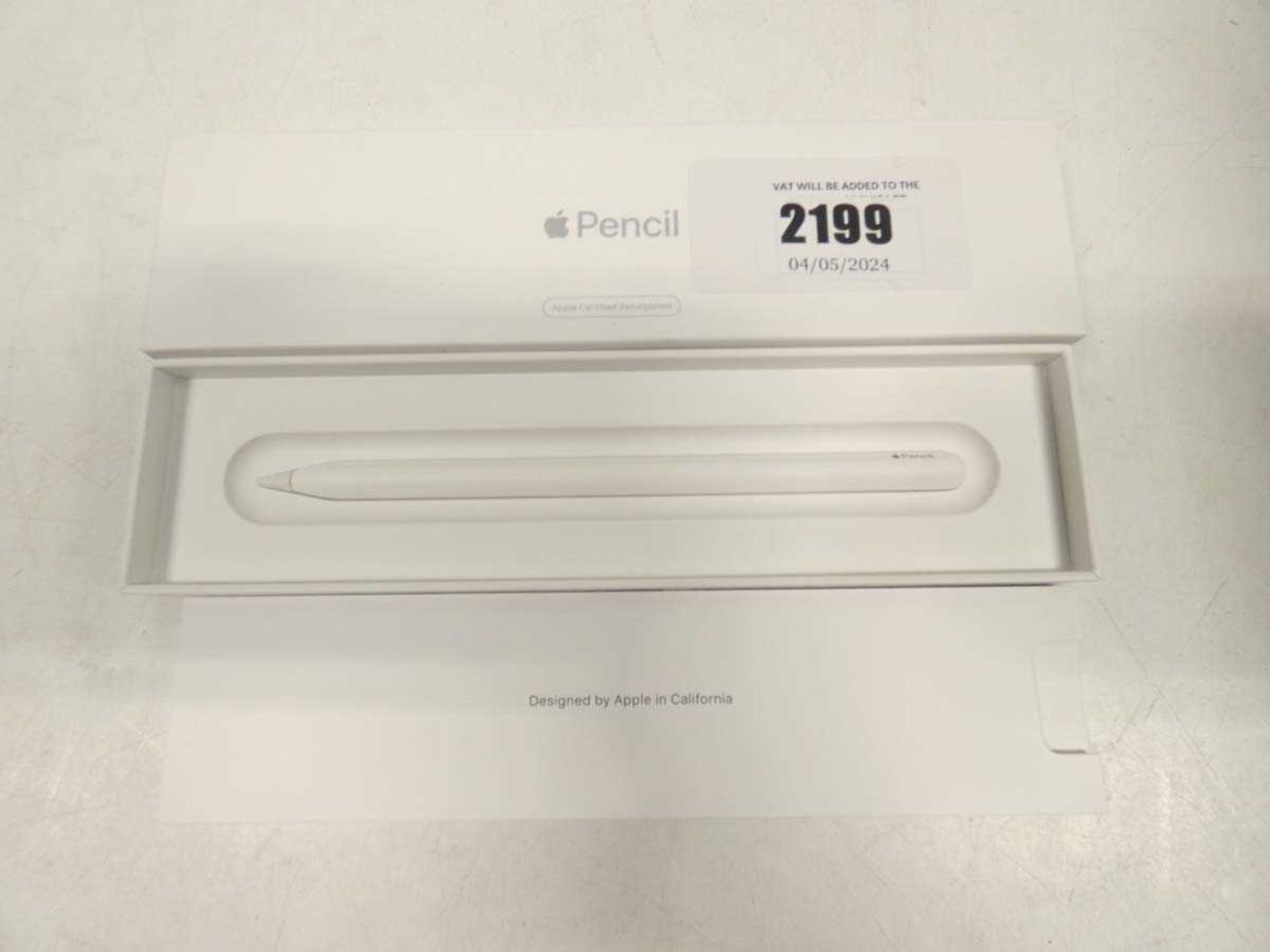 +VAT Apple Pencil 2nd Gen in refurb box