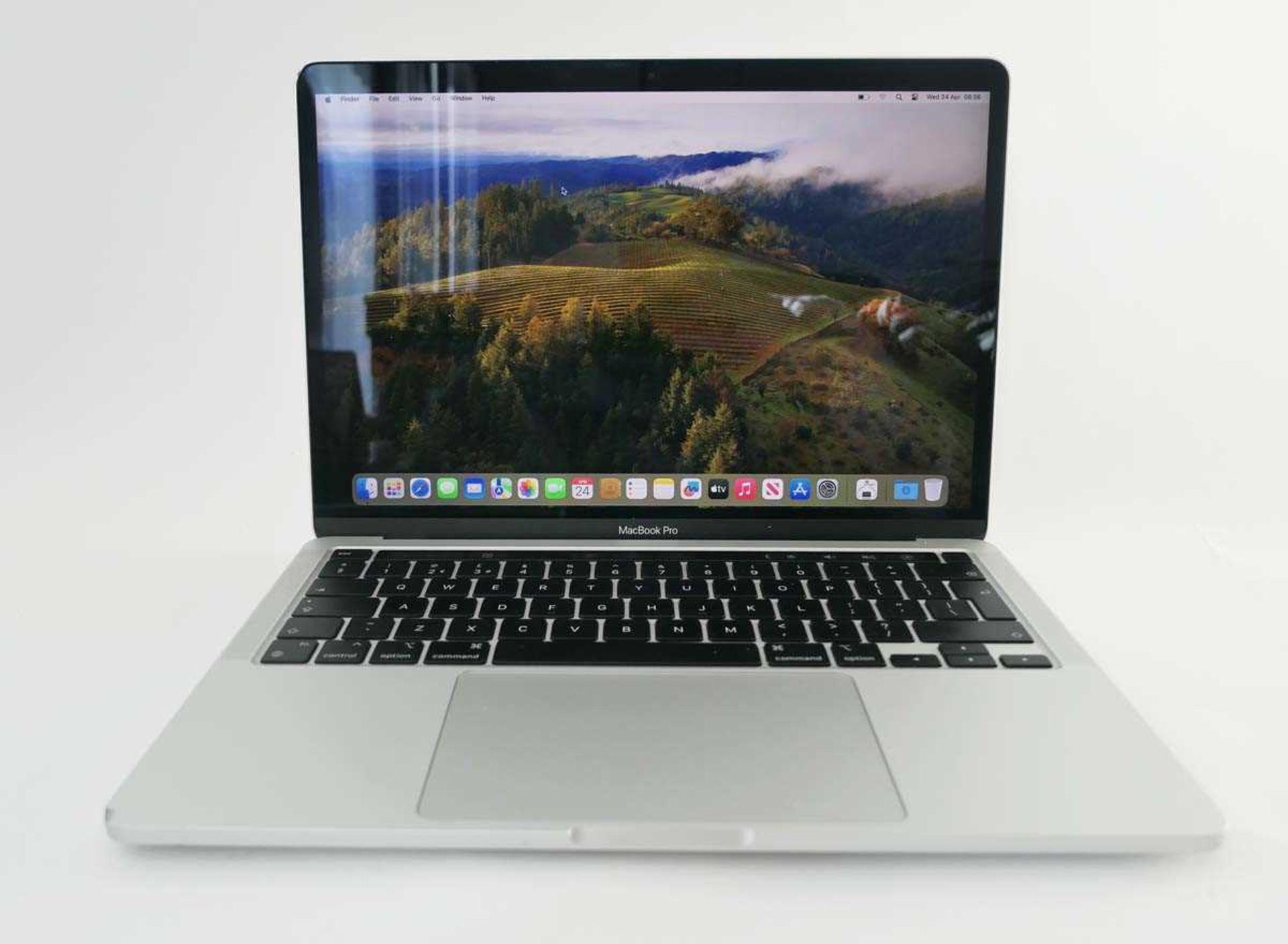 +VAT MacBook Pro 13" 2020 A2338 Silver laptop with Apple M1 Chip, 16GB RAM and 256GB SSD