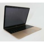 +VAT MacBook 13" 2017 A1534 Gold laptop with Intel Core M3 1.2GHz, 8GB RAM and 256GB SSD (screen
