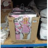 Tray of cowgirl Diva costumes