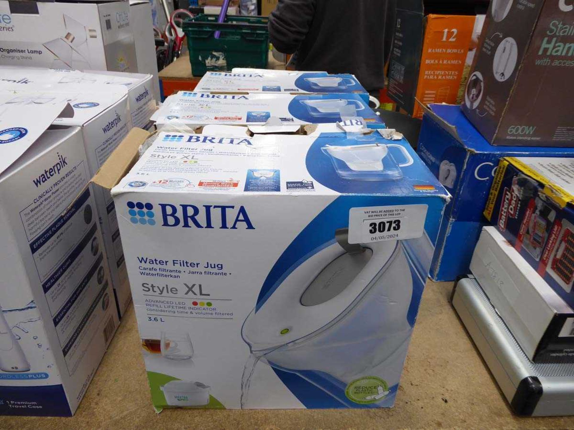 +VAT 3 Brita water filter jugs