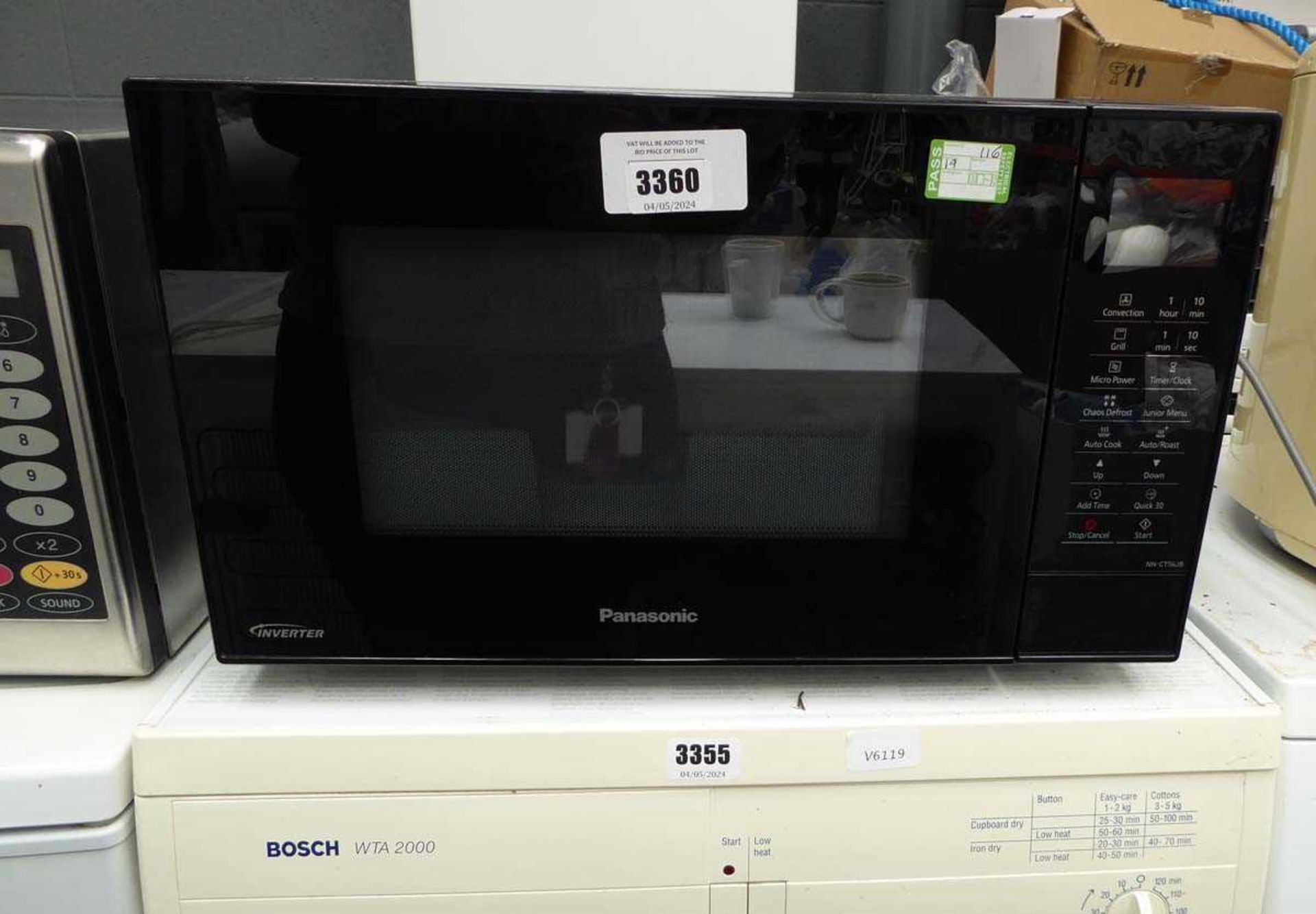 +VAT Panasonic Inverter microwave