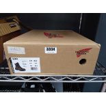Boxed pair of Red Wings shoes/boots