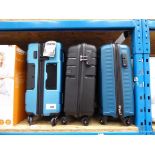 +VAT 3 mini hard shelled suitcases