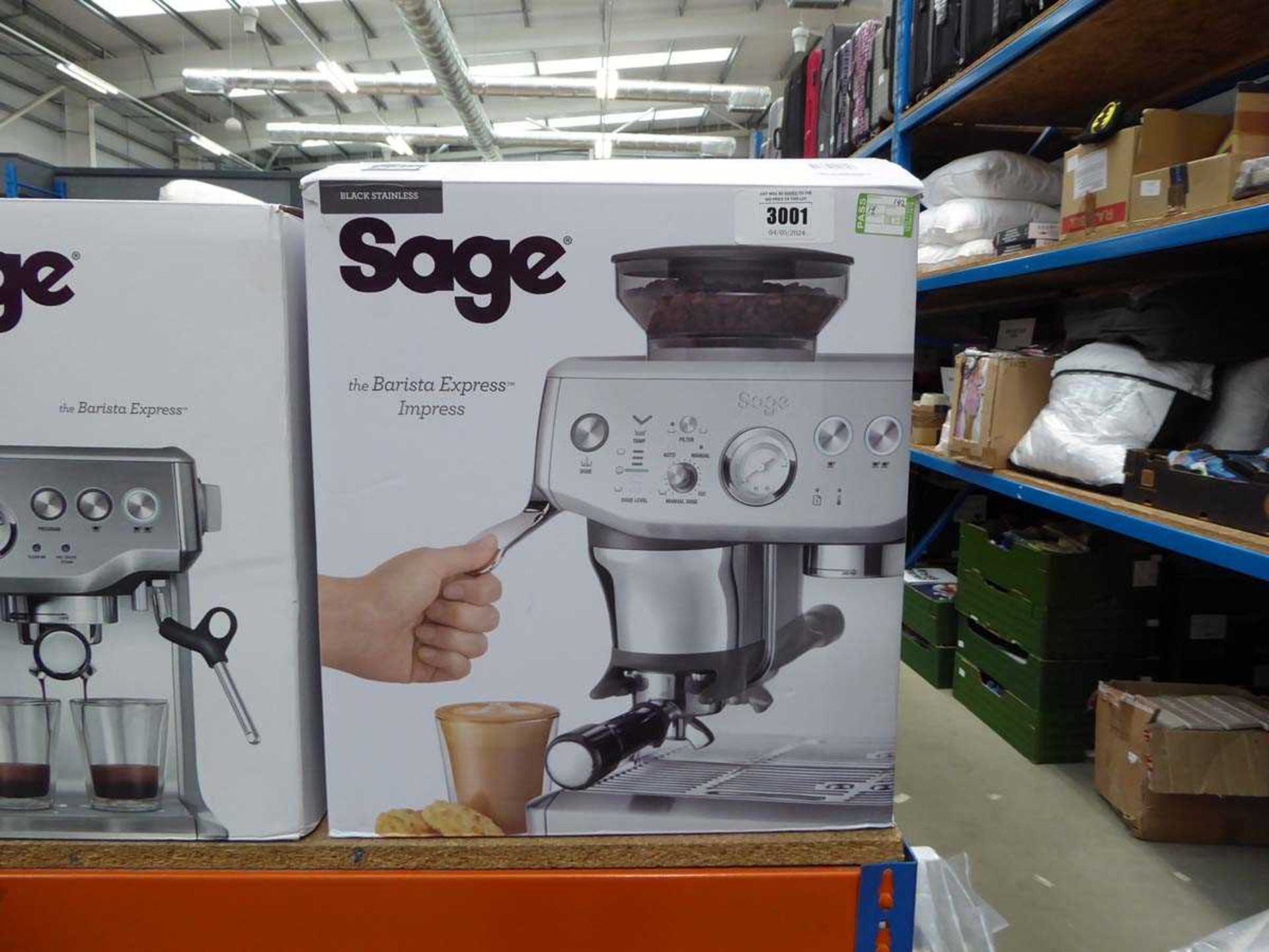 +VAT Sage Barista Express coffee machine