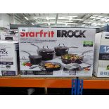 +VAT Starfrit The Rock non stick cookware set