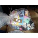 +VAT Bag containing various creams, lash set, etc