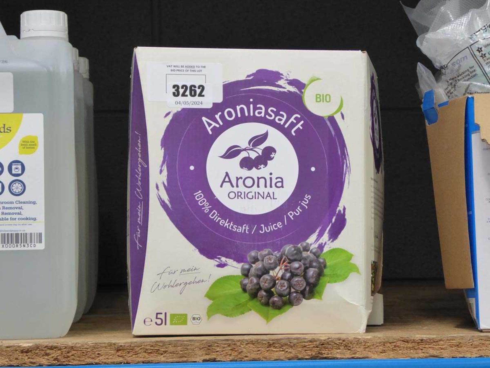 +VAT 4 boxes of Aroni Original juice