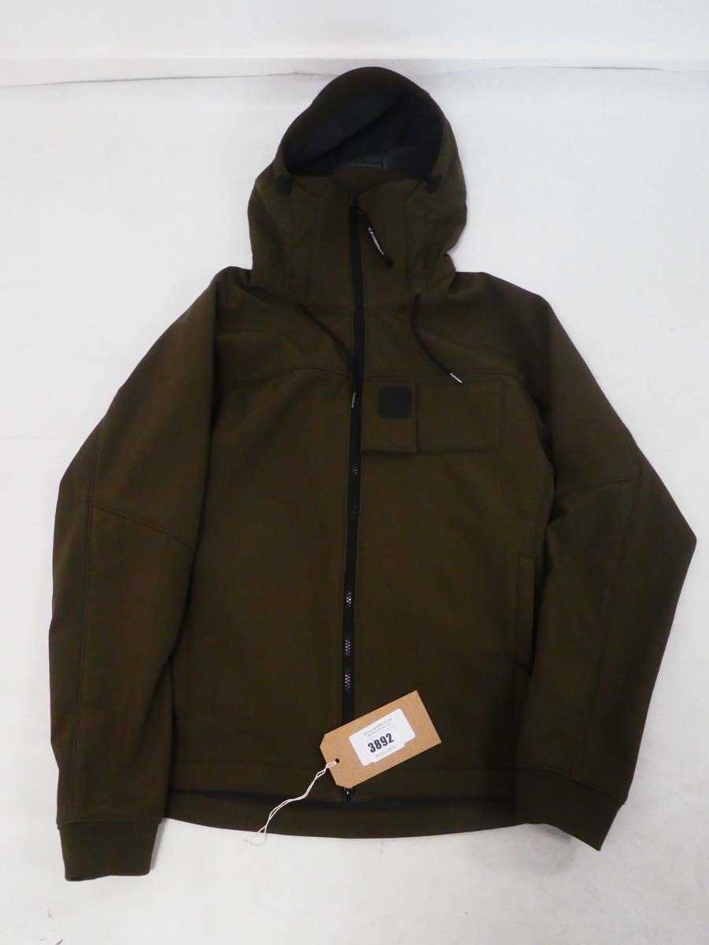 +VAT C.P. Company shell jacket in khaki green size 48 (hanging)