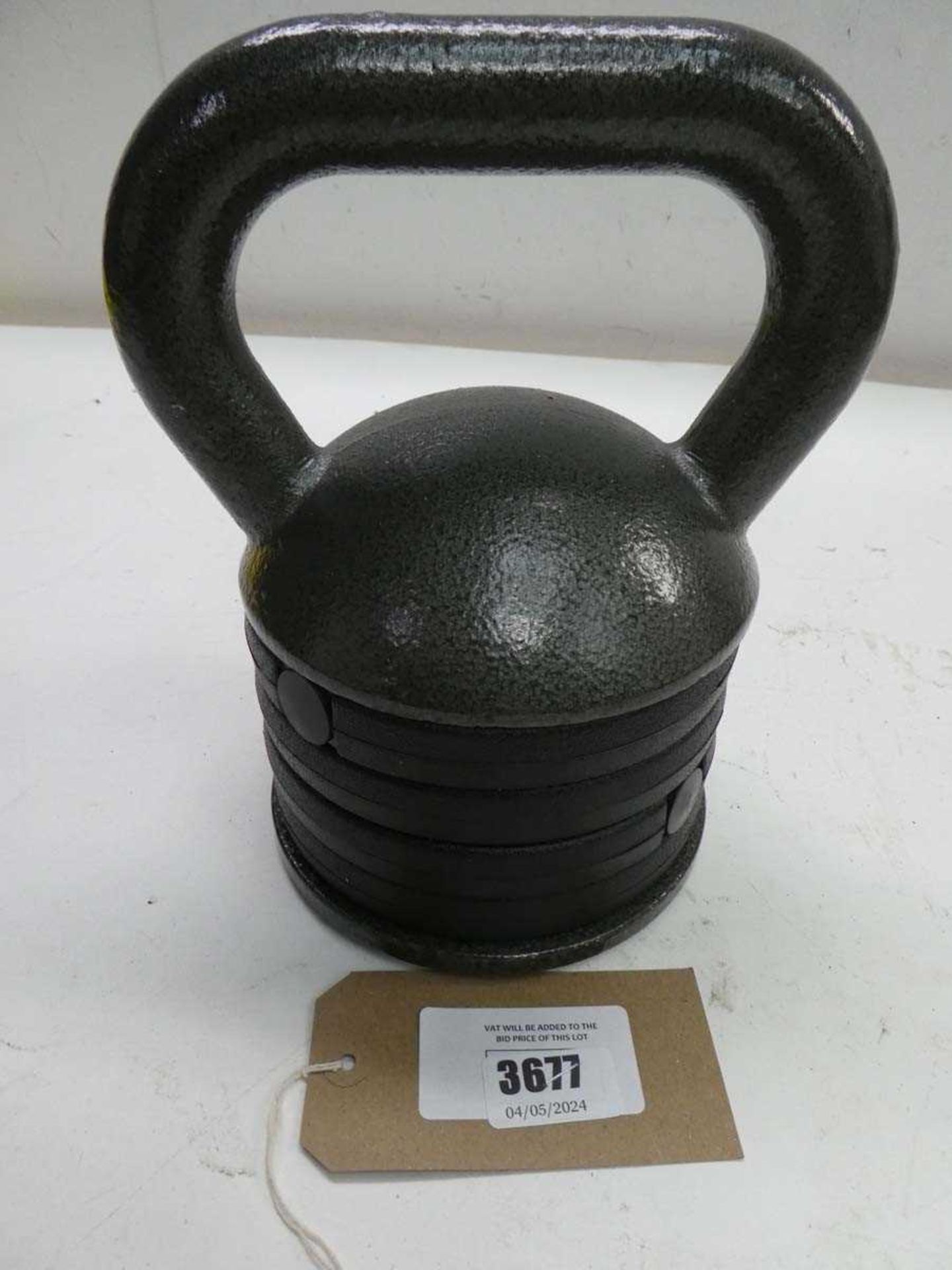 +VAT Adjustable kettlebells