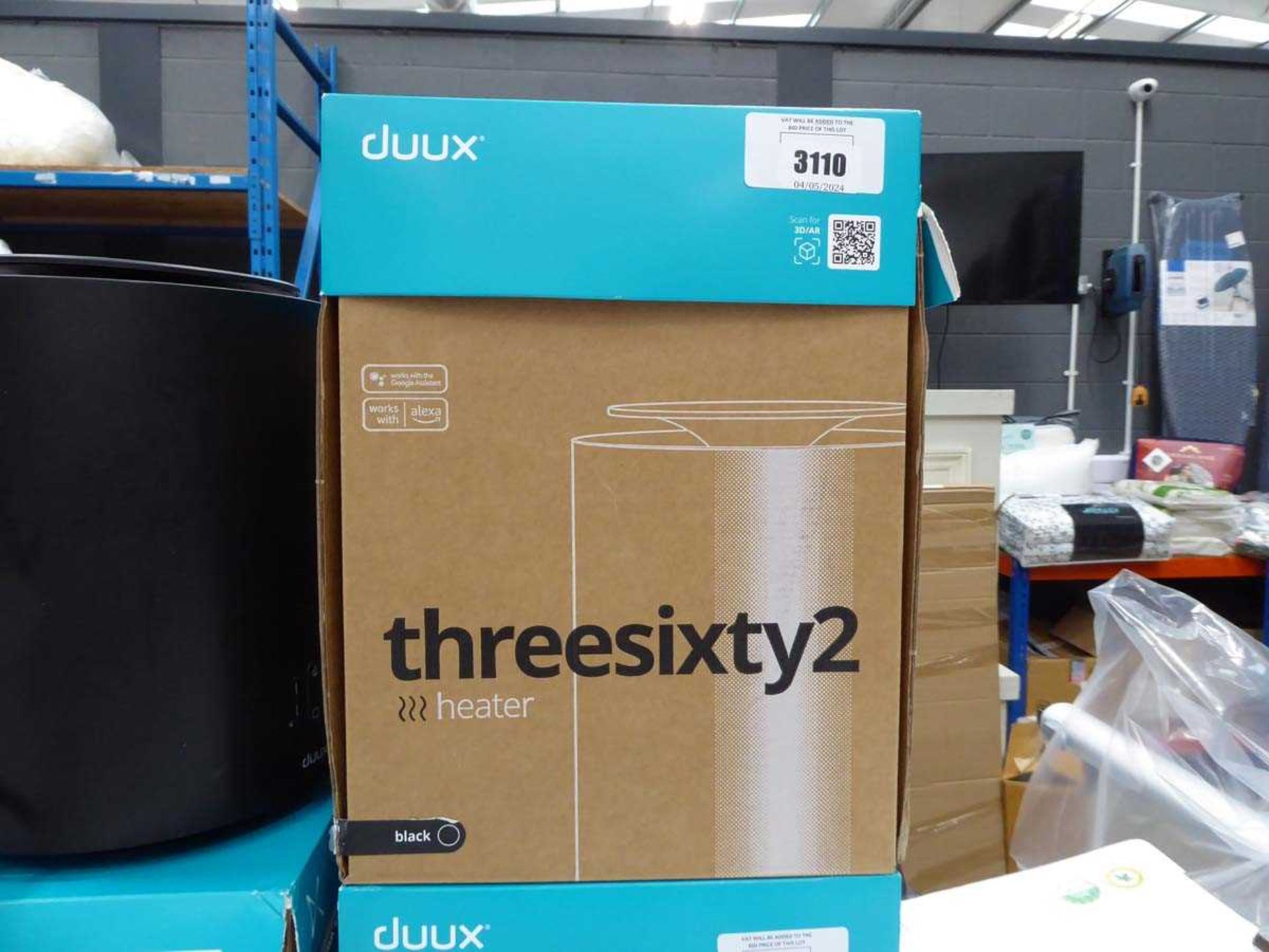 +VAT One boxed plus one unboxed Threesixty2 heaters