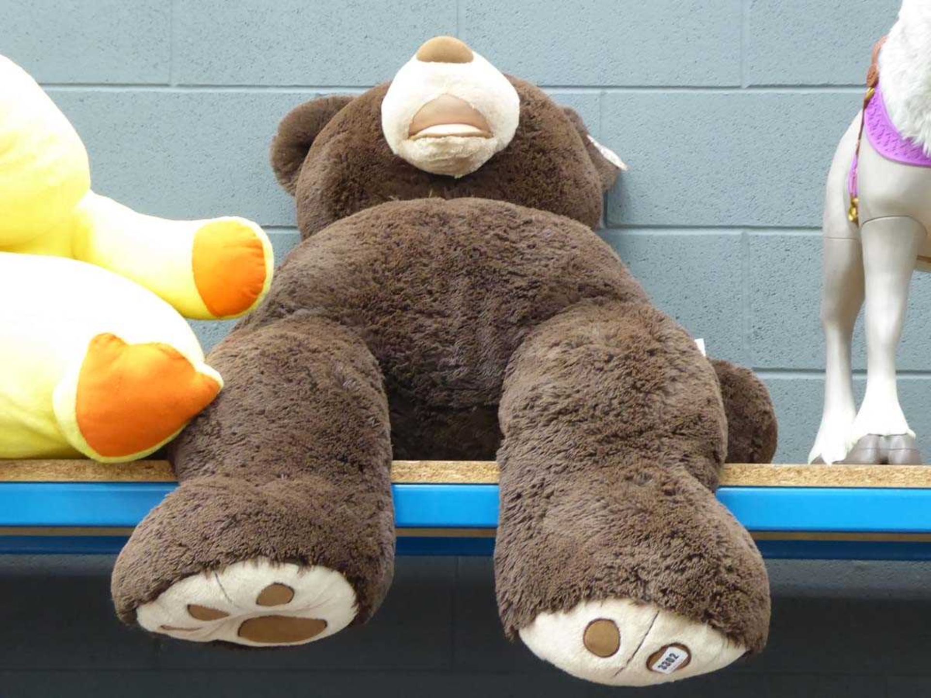 Giant "hugfun" 6ft plush teddy bear