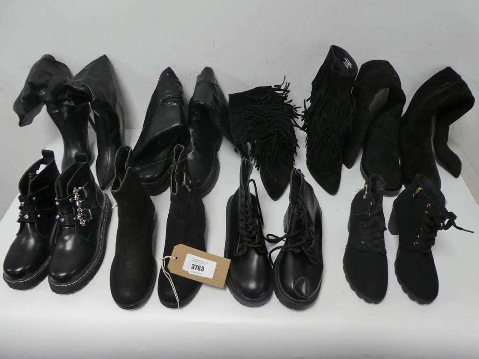 +VAT Bundle of ladies boots of various styles and sizes, includes- H&M + John Lewis