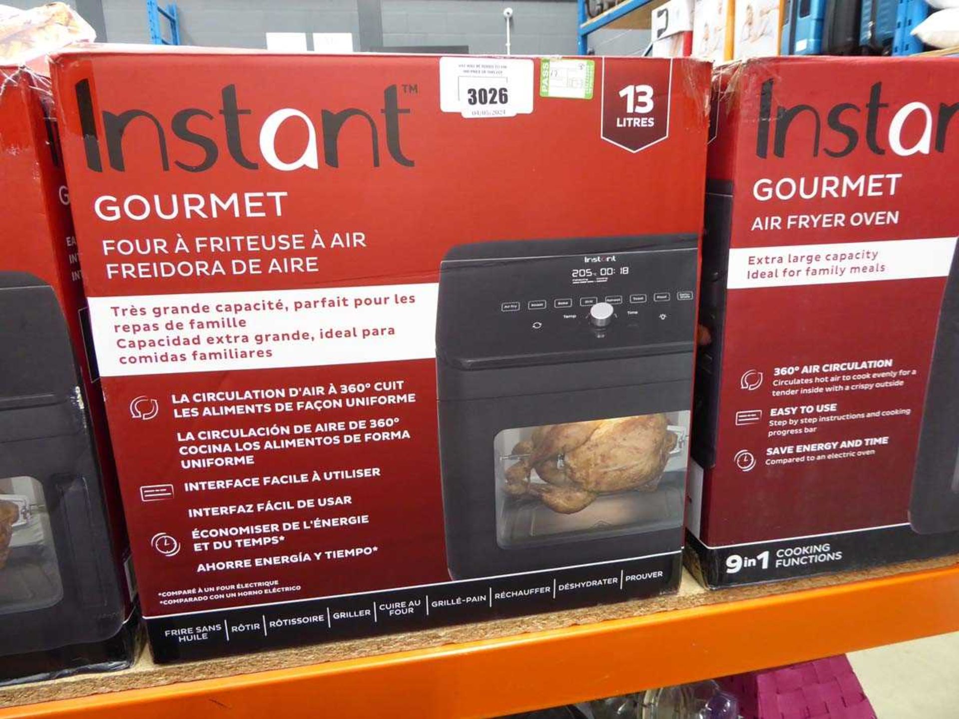 +VAT Instant Gourmia air fryer oven