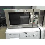 Silver Panasonic microwave