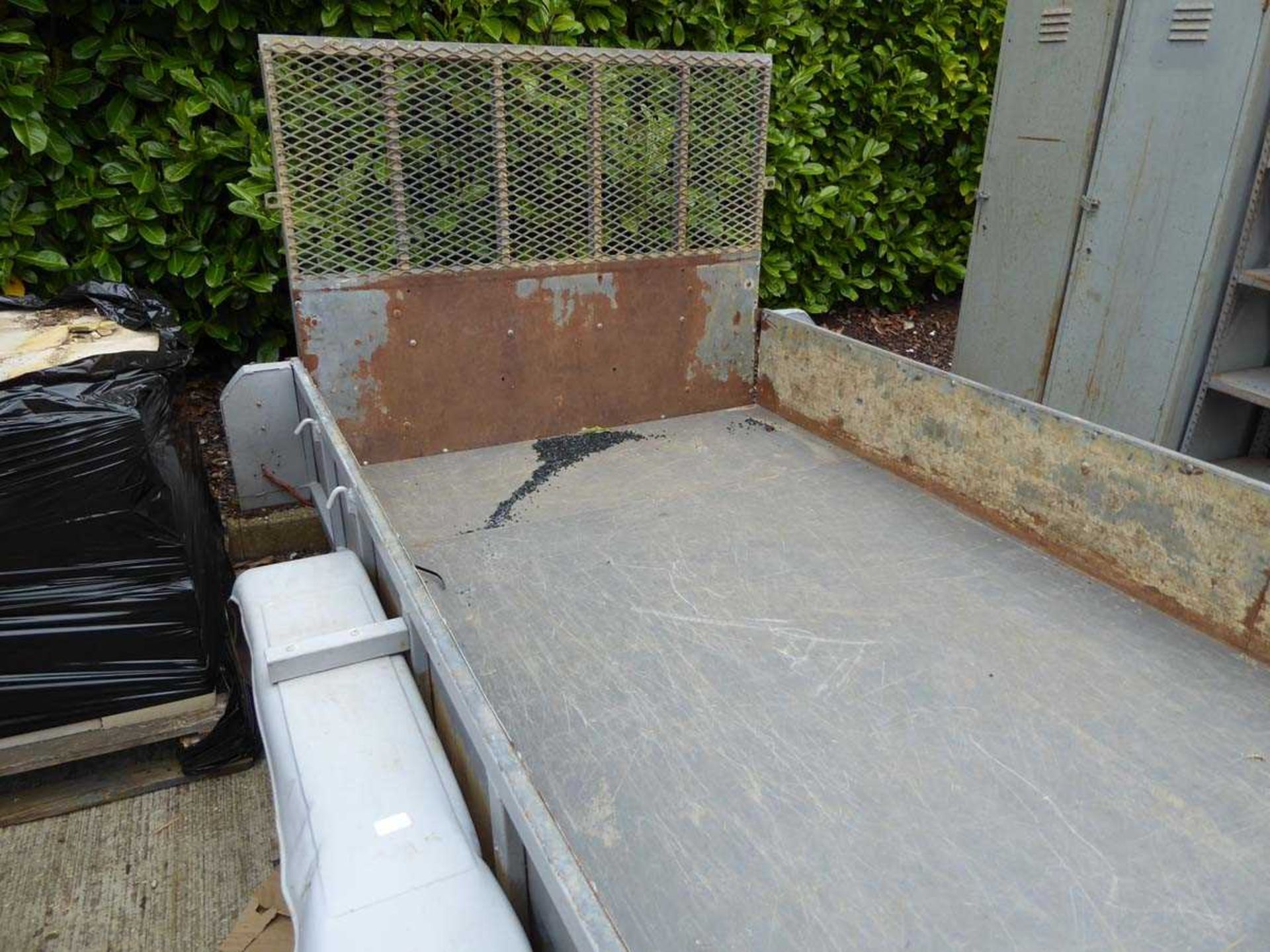 Large double axle galvanised trailer with ramp - Image 4 of 5