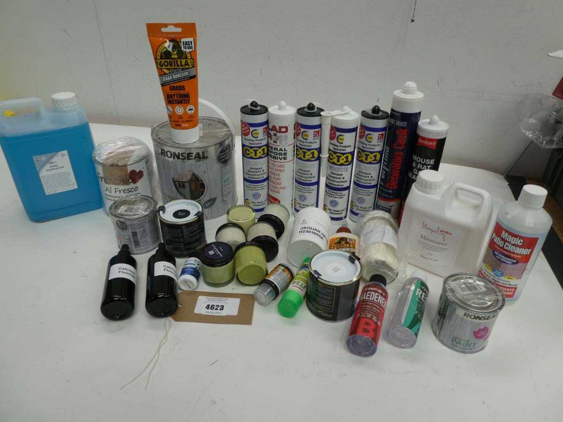 +VAT Adhesive, Caulk, Sealant, Patio cleaner, paints, Blacking Soluction, Epoxy resin etc