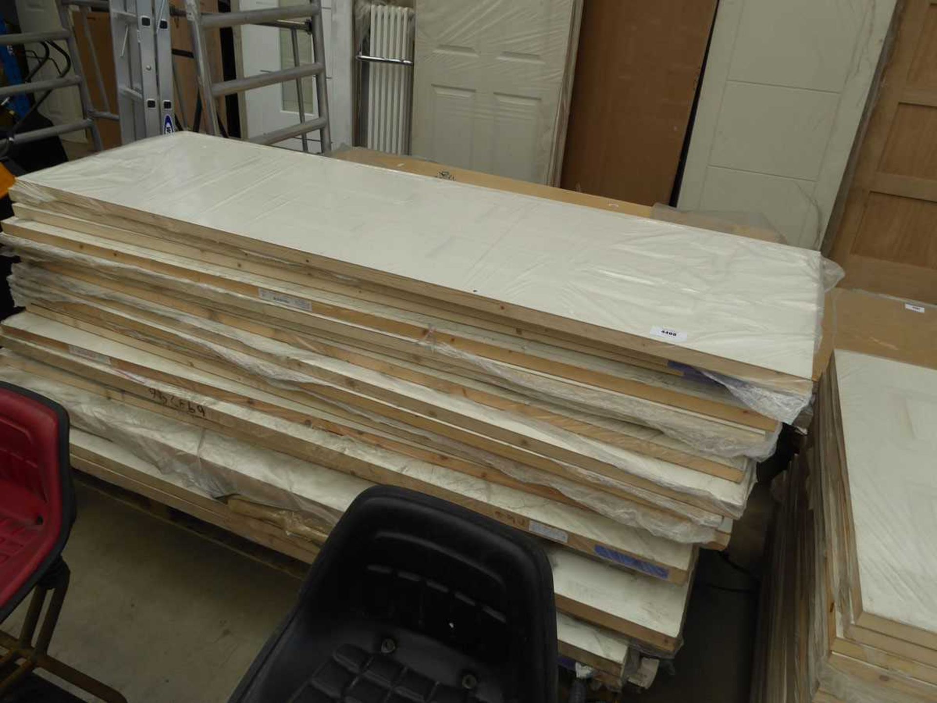 Large pallet of white panel assorted doors - Image 2 of 3