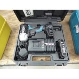 Erbauer battery drill with 2 batteries and charger