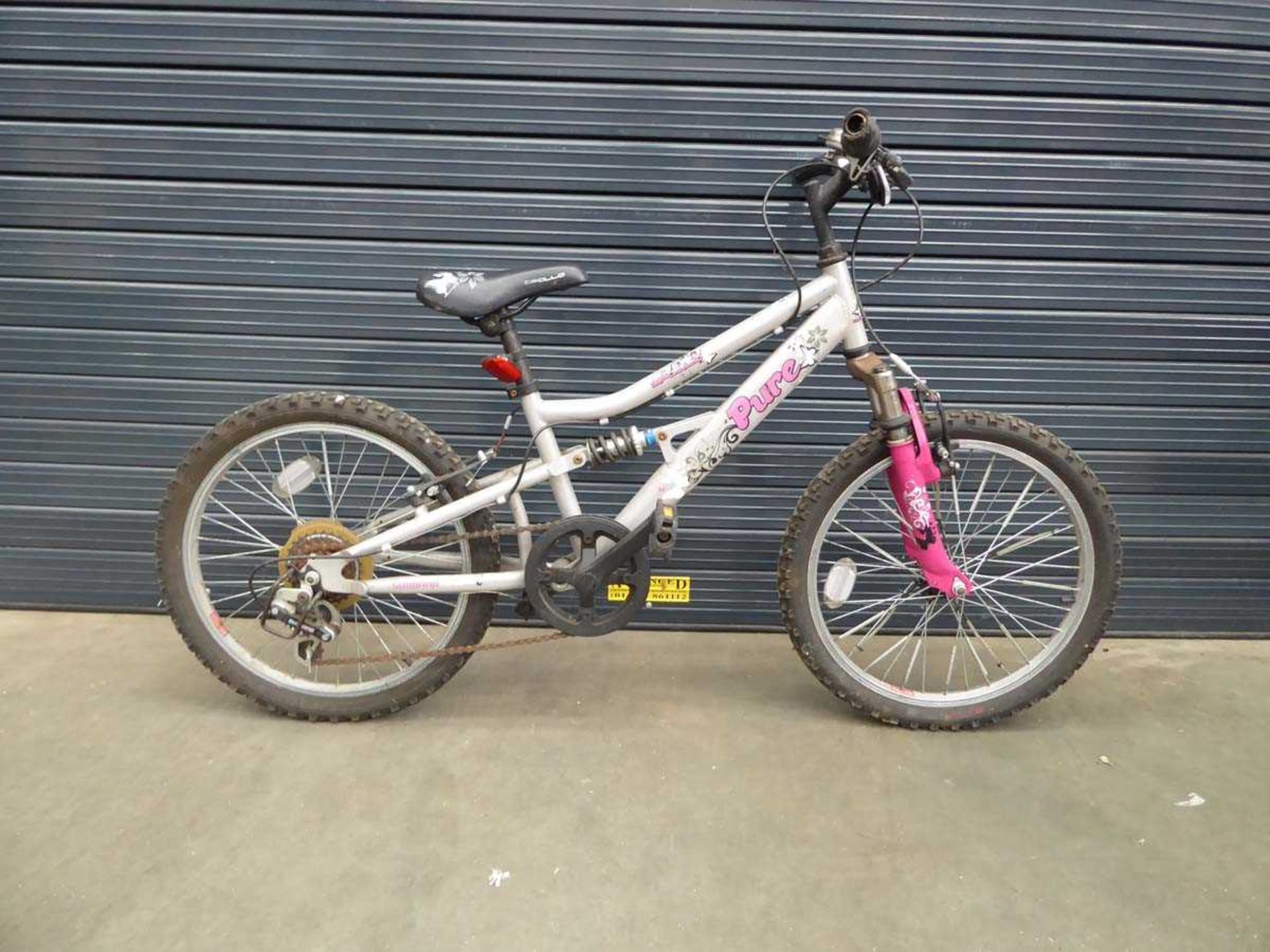 Silver youngsters mountain bike