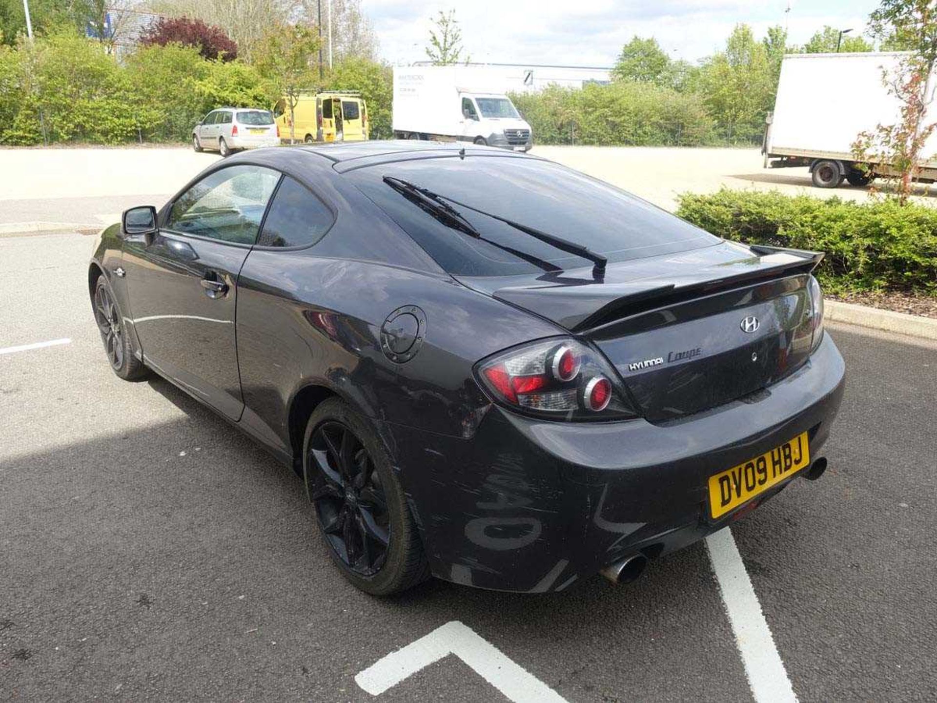 (DV09 HBJ) 2009 Hyundai Coupe SIII A 2-door in grey, 5-speed manual ...