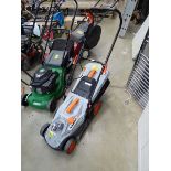 Von Haus battery powered mower with charger and battery