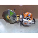Stihl petrol powered disc cutter