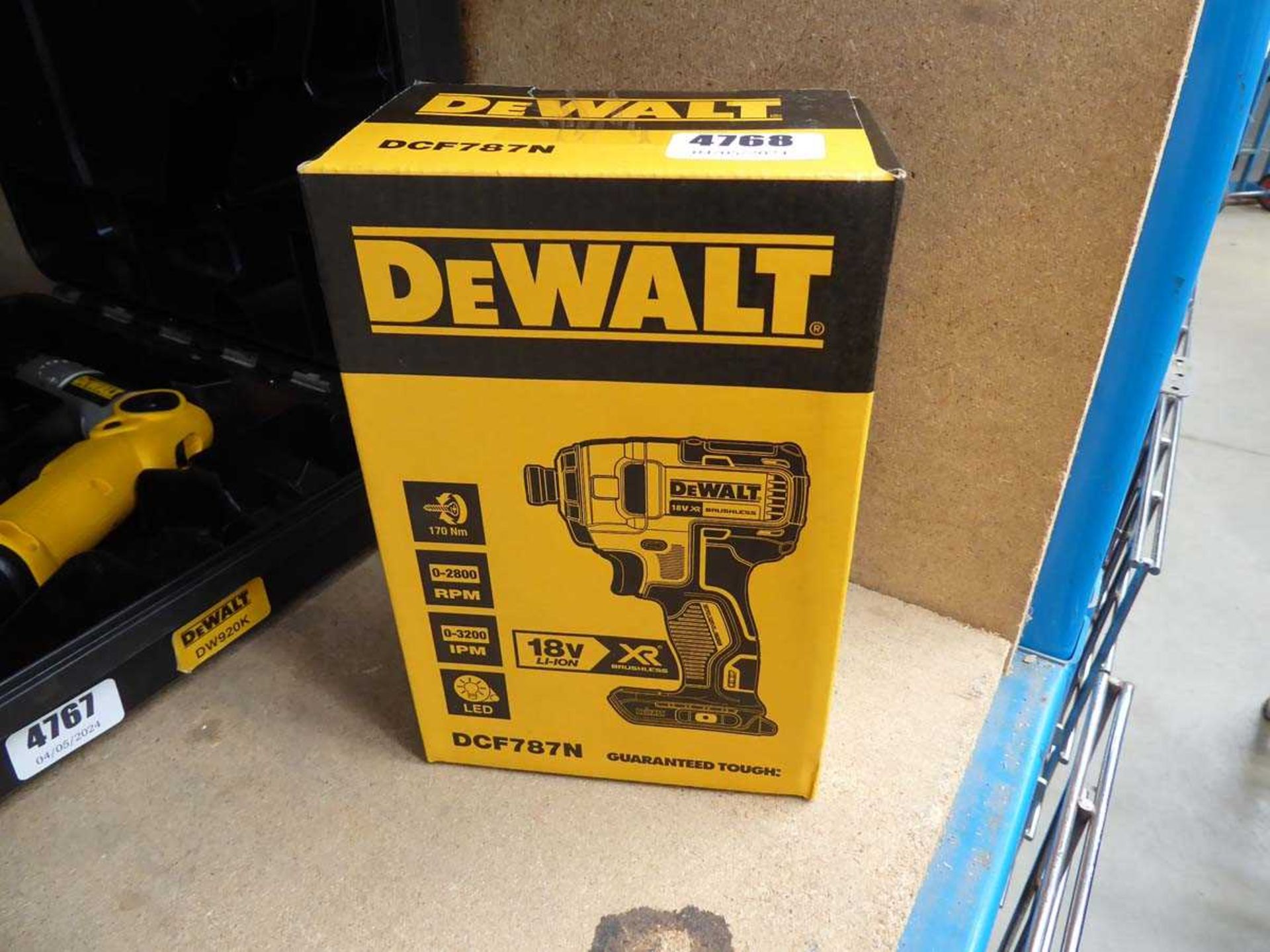 Dewalt boxed impact drill, body only
