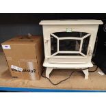 +VAT Small heater and beige electric heater