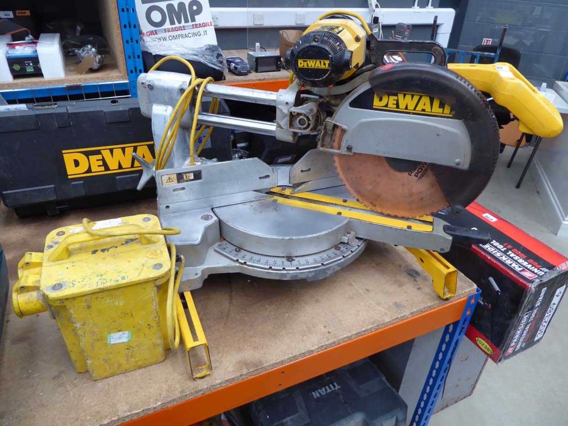 Dewalt 110v chop saw and transformer