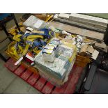 Pallet of electrical switches, junction boxes, etc