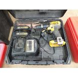 DeWalt battery drill with 2 batteries and charger